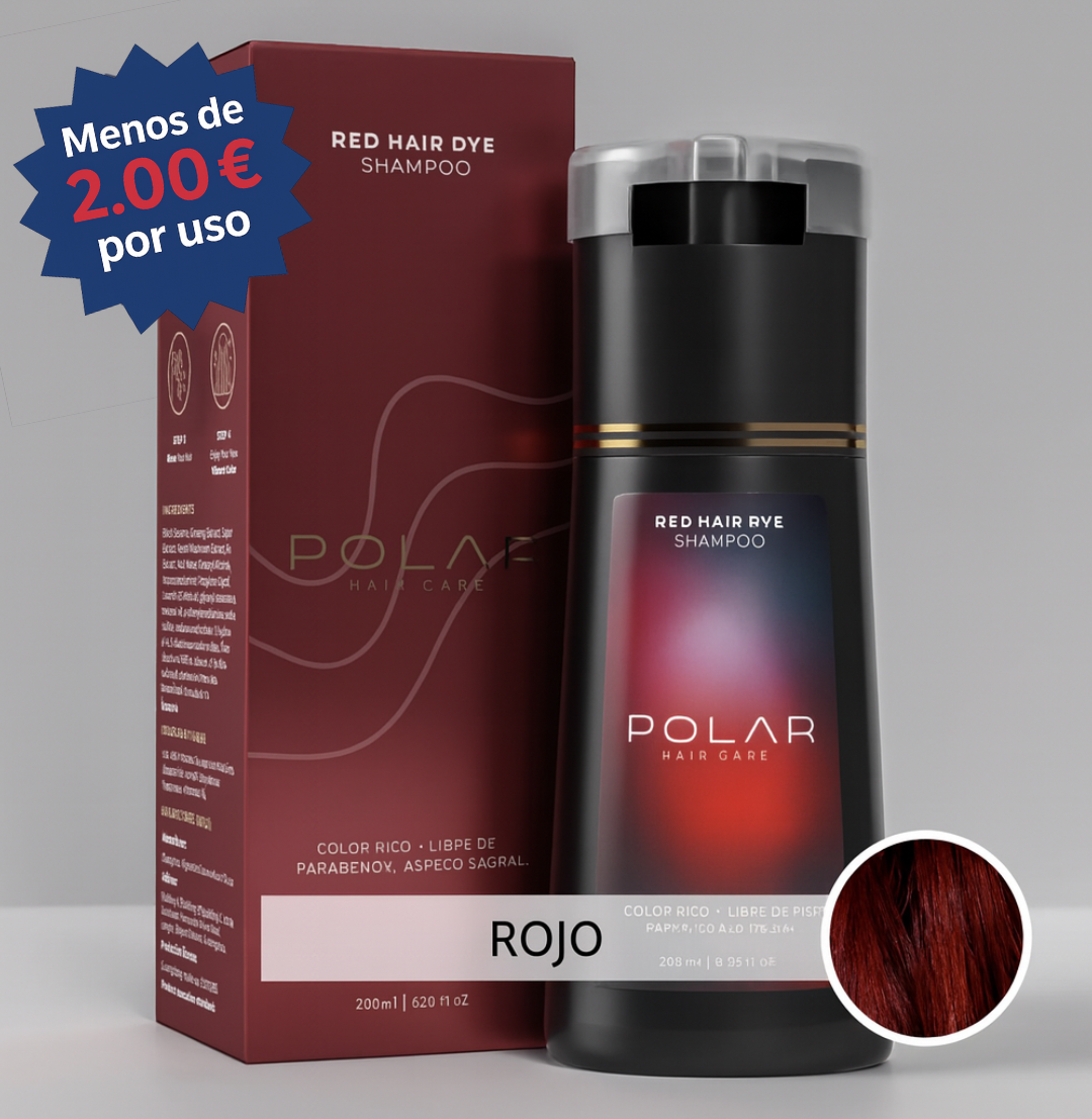 Champú colorante instantáneo
