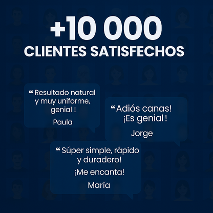 Champú colorante instantáneo