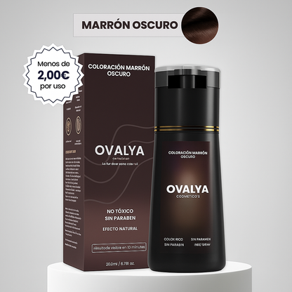 Champú colorante instantáneo