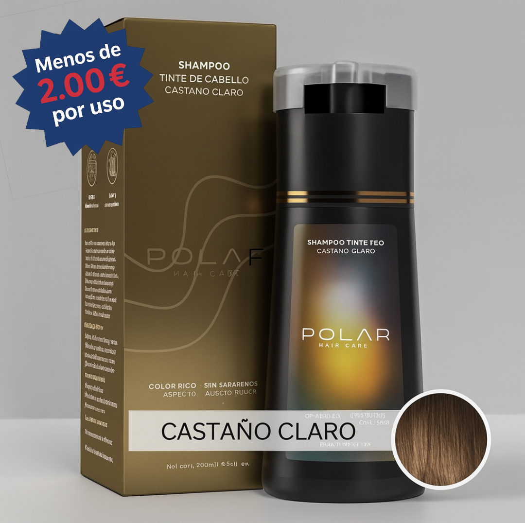 Champú colorante instantáneo