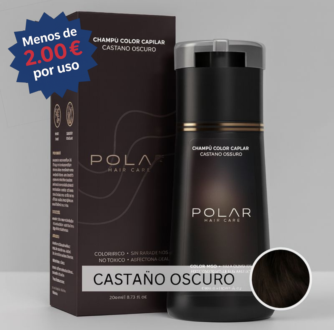 Champú colorante instantáneo