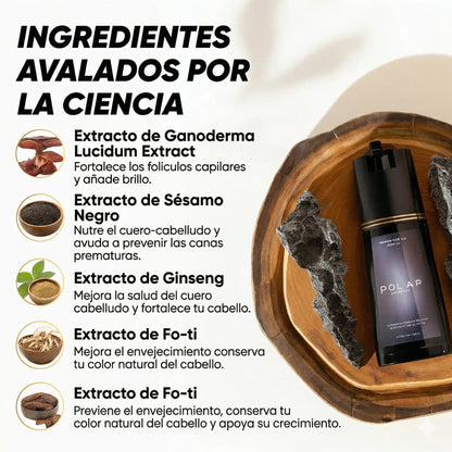 Champú colorante instantáneo